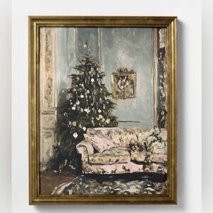 11x14 Moody Christmas Scene Framed Wall Art – Threshold Studio McGee